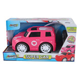 Voiture télécommandée roadstar rose 27mhz, 13.5cm