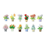 Kit de construction de fleurs plante en pot - 365 pcs.