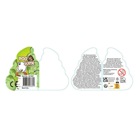 Caca slime marron, 10,5 cm