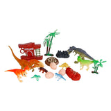 Ensemble de jeu dinosaure Dinoworld, 19 pièces.
