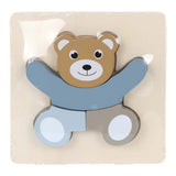 Puzzle grand arbre animaux en bois fsc, 5 pcs.