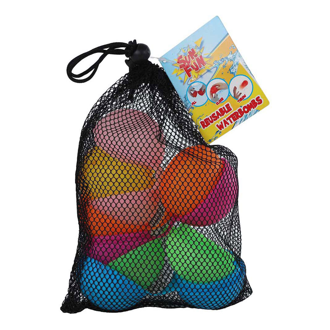 Ballons à eau réutilisables Sun Fun 6 cm, 6 pcs.