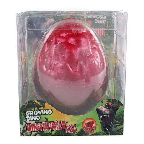 Oeuf Dinoworld avec dinosaure en croissance avec pierre précieuse 8cm