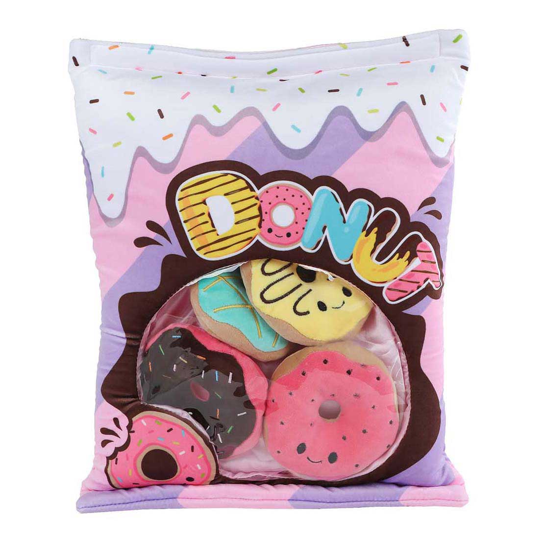 Peluche menu moelleux avec 4 beignets - 40cm
