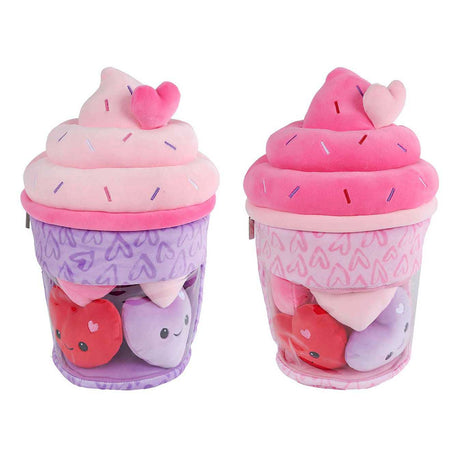 Peluche glace Van Manen avec coeurs - menu moelleux jouets 36cm.