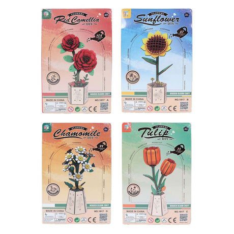 Fabriquez vos propres fleurs en bois de Manen Veenendaal BV - 20,5 cm