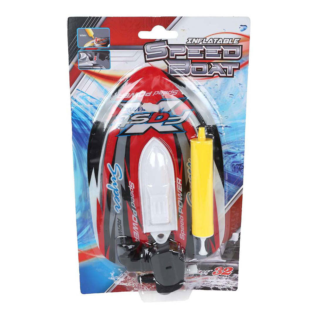 Bateau rapide gonflable avec pompe 17cm