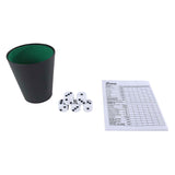 Jouez aujourd'hui au jeu de dés avec une tasse et 5 dés