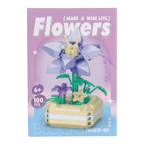 Jeu de construction plante en pot