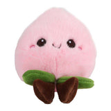 Fluffy menu groente of fruit pluche 9ass 12-14cm