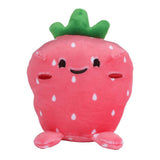 Fluffy menu groente of fruit pluche 9ass 12-14cm