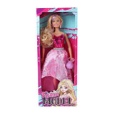 Fashion model pop met avondjurk