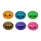 Kawaii fidget dumpling met glitterslijm in stoommand - 8,5 cm