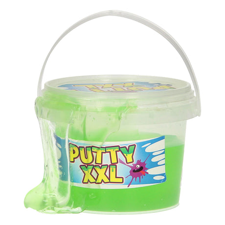 Van manen slime bucket putty xxl paillettes junior 350 grammes bleu