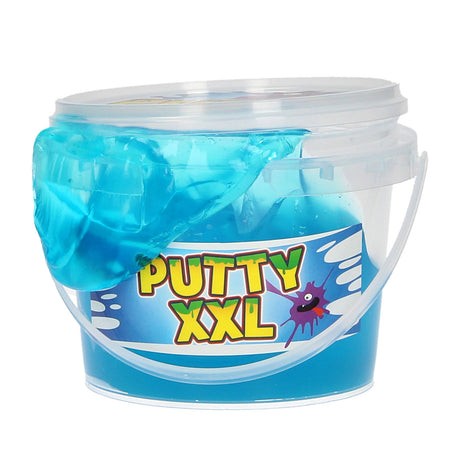 Van manen slime bucket putty xxl paillettes junior 350 grammes bleu