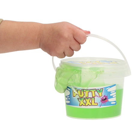 Van manen slime bucket putty xxl paillettes junior 350 grammes bleu