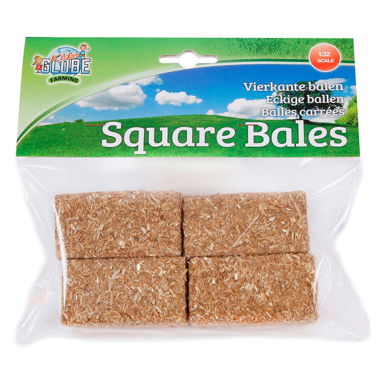 Balles rectangulaires globe enfant 4 pièces