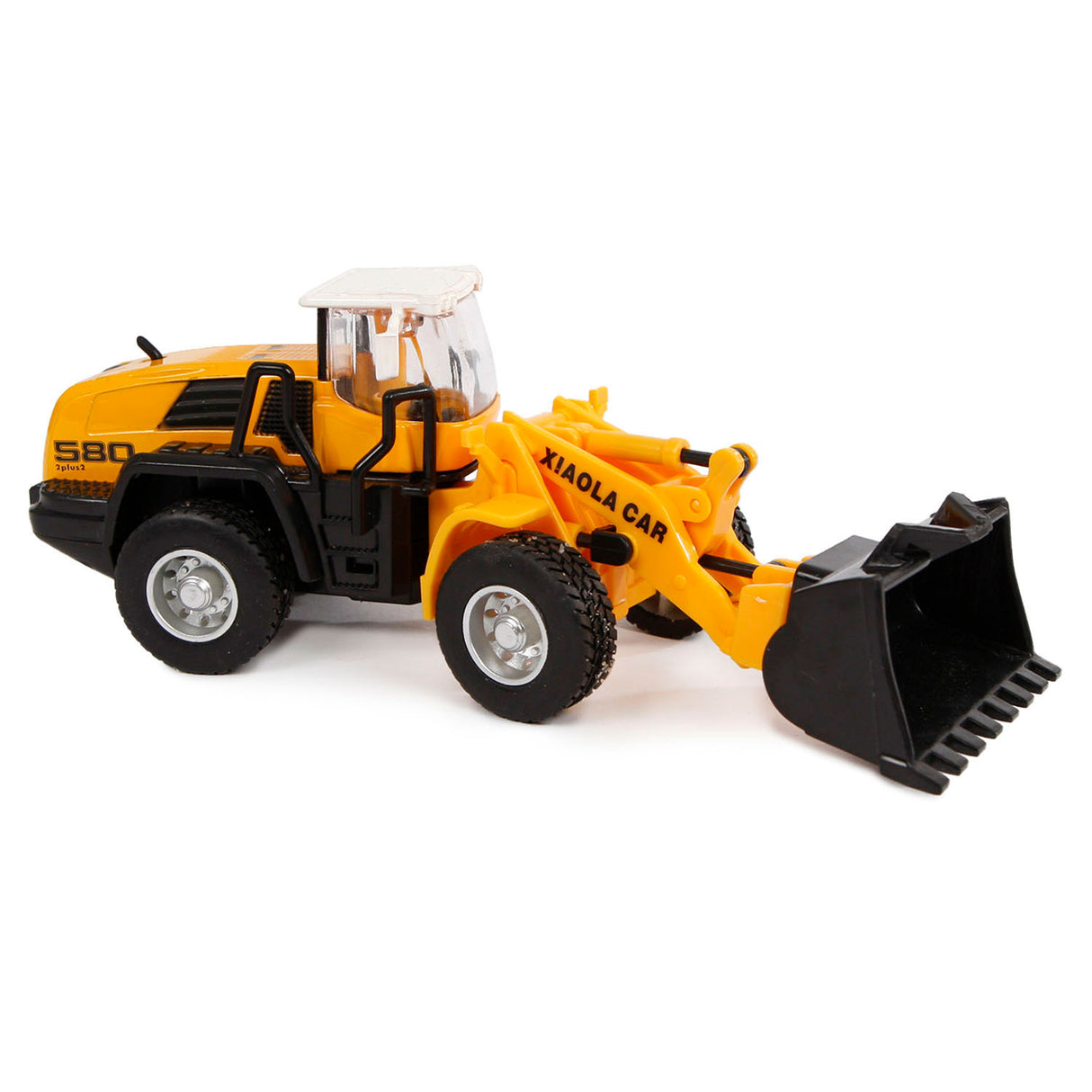 Pelle 2 jeux rétractable 16 cm jaune