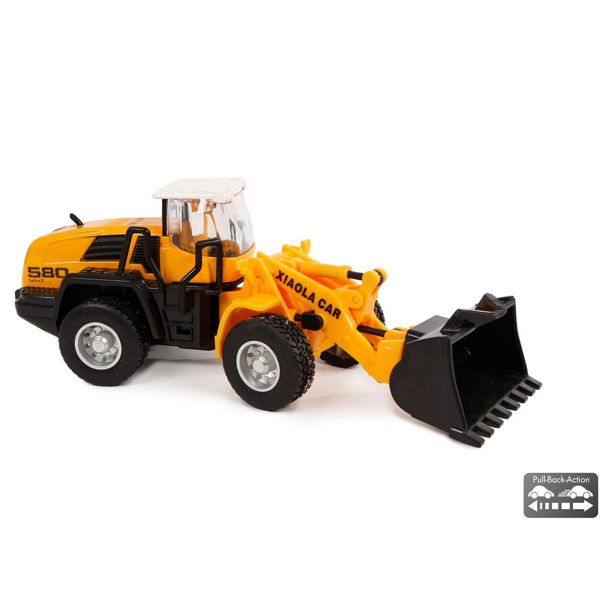 2-play Die-Cast Werkvenguur with Shovel, 16cm