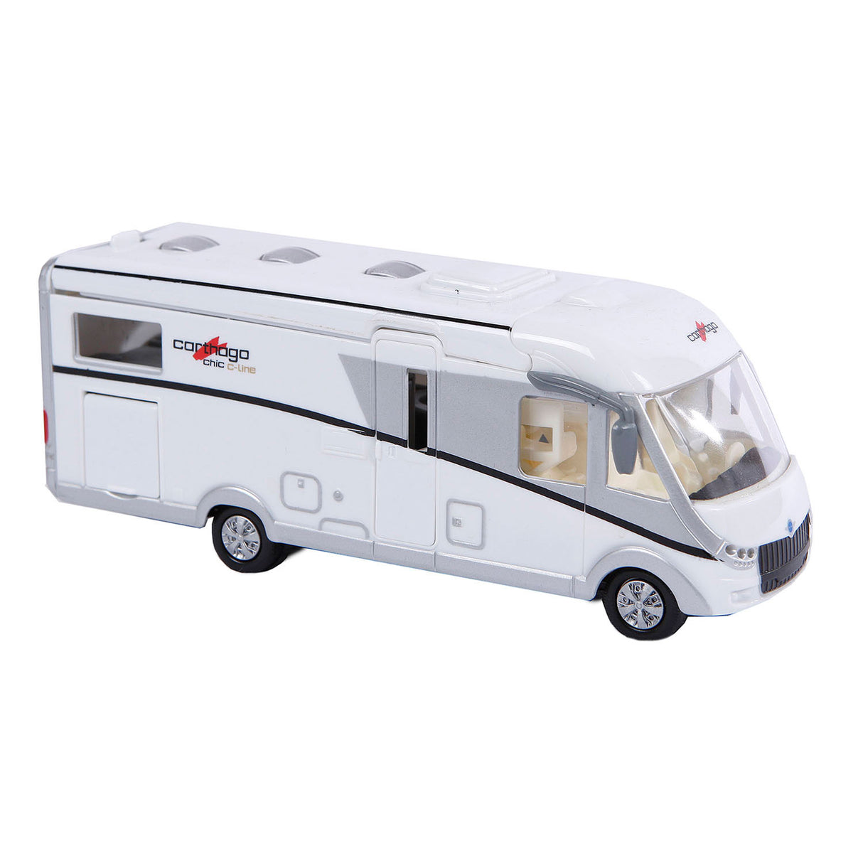 Kids Globe Die Cast Carthago Camper mit Licht, 16 cm