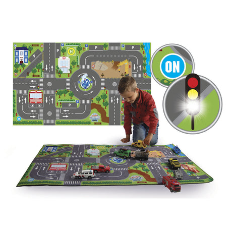 Kids Globe joue du trafic de poupée avec des feux de circulation à LED