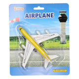 Avion à tirer moulé sous pression 2 jeux, 14 cm