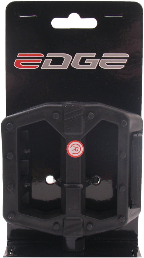 Jeu de pédales Edge BMX large plastique noir