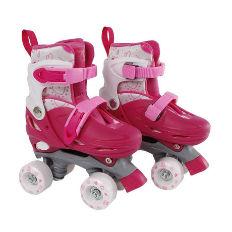 Street Rider Roller Skates rose réglable, taille 27-30