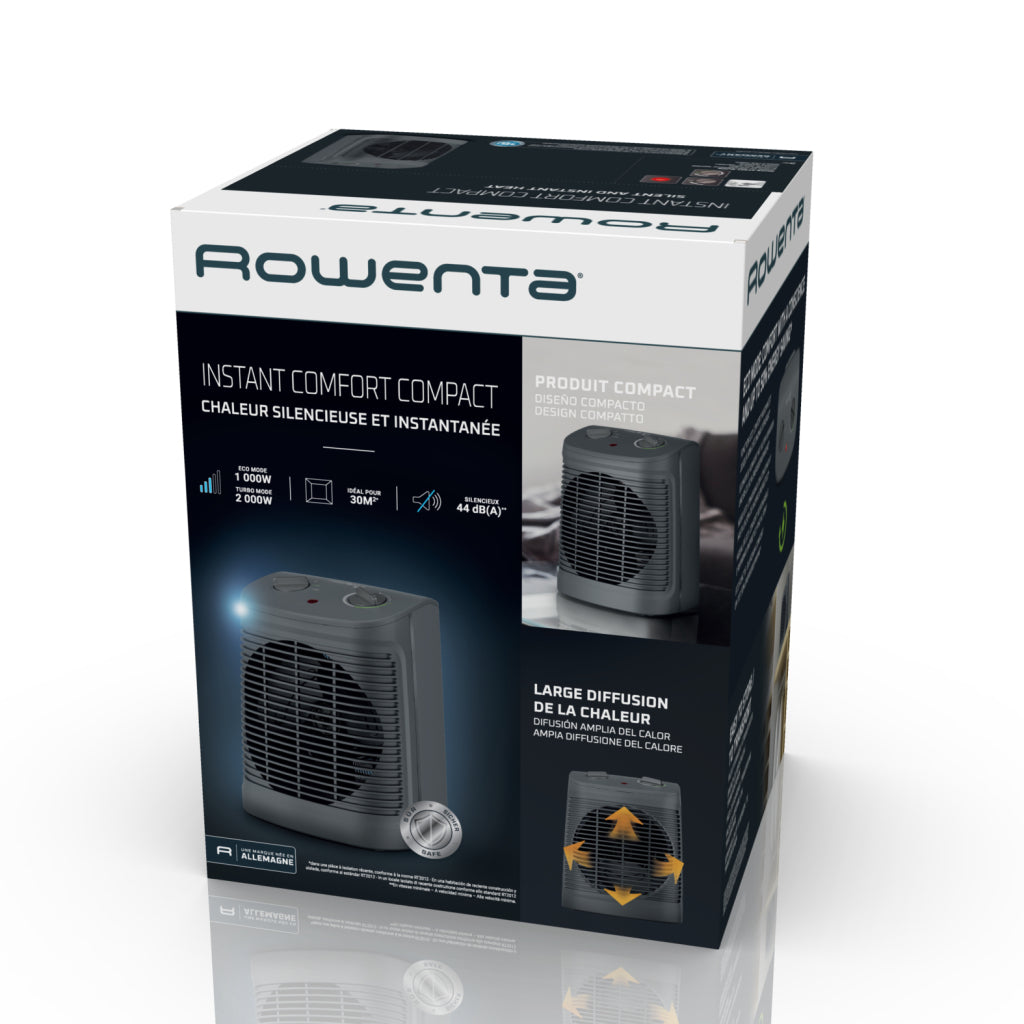 Rowenta so2321 radiateur soufflant 1800w gris