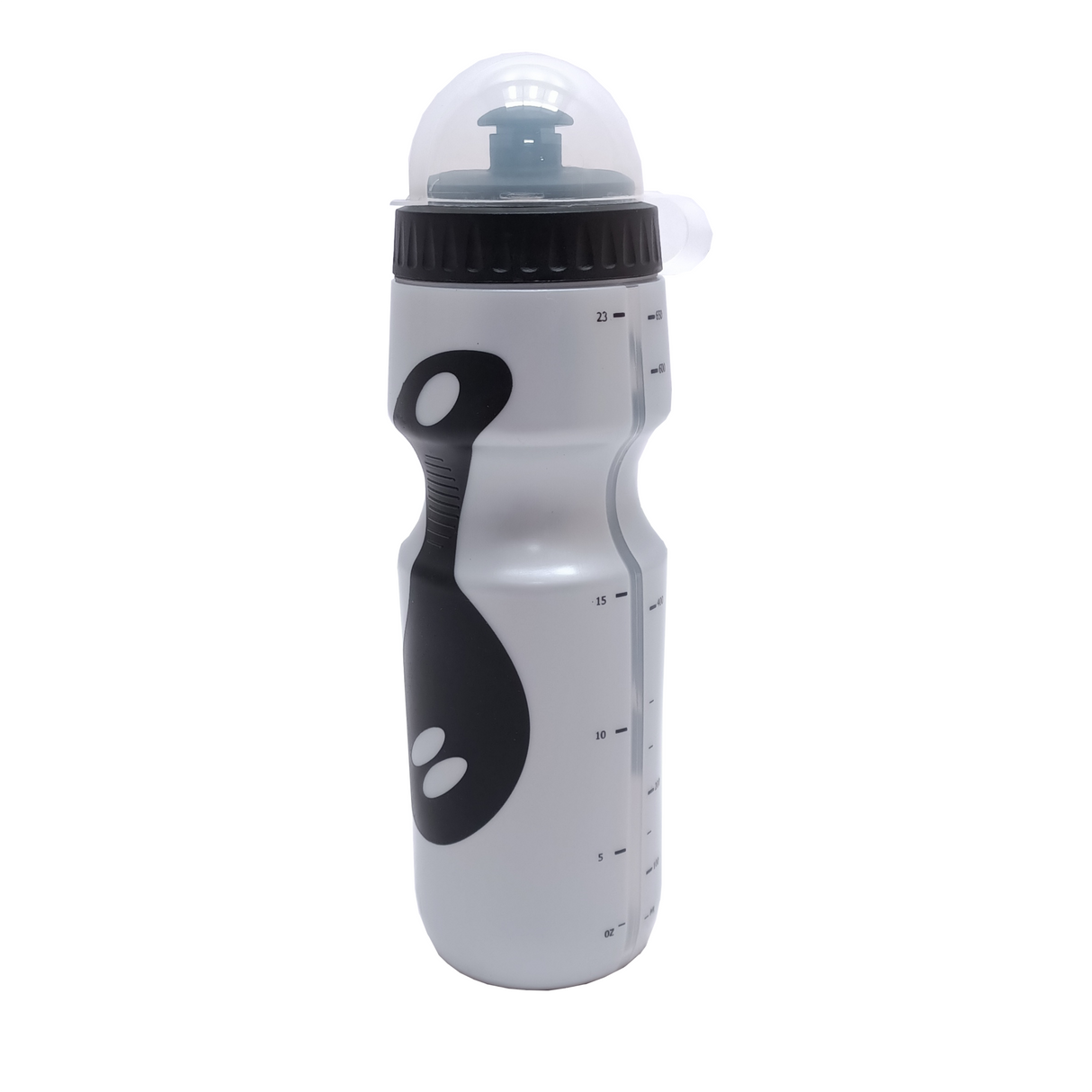 Mighty Falkx bouteille d'eau argent avec antidérapant 600ml