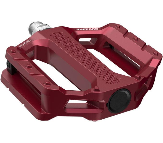 SHIMANO PEDAL SET PD-EF202 rosso