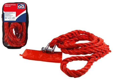 Câble de remorquage Ad cordes de remorquage 4000kg m lien, en sacs