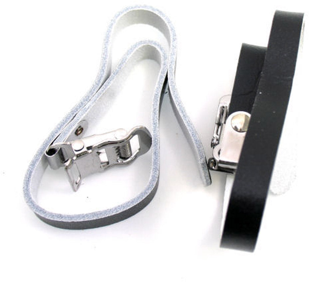 Clips STAPS PEDAL BELTS CUIR NOIR