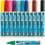 Creativ Company Glass and Porcelain States Color Cover, 12st.
