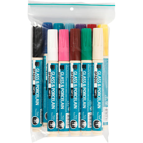 Creativ Company Glass and Porcelain States Color Cover, 12st.