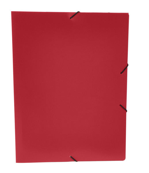 Viquel vi-133001-08 dossier élasto 230x320 (a4) fermeture élastique pp rouge