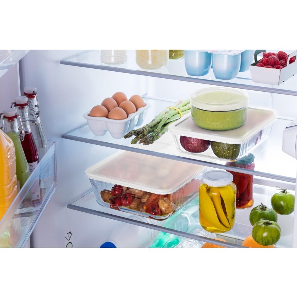 Bol en pyrex avec couvercle en plastique 0,8l