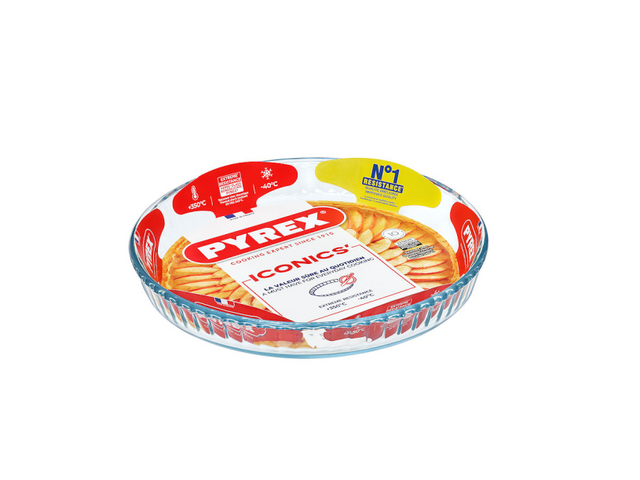Moule à gâteau en Pyrex rond, 25 cm - | cuire au four