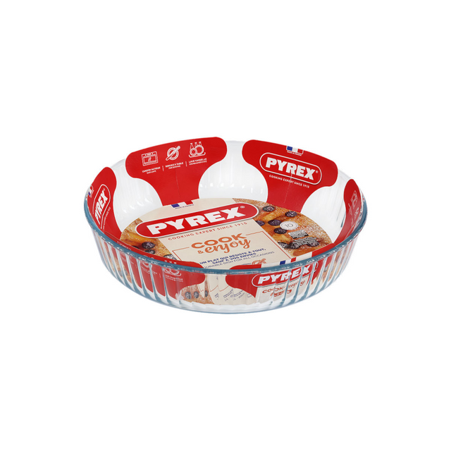Moule à gâteau haut en Pyrex, 26 cm - | cuire au four