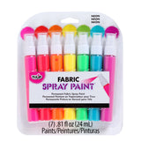 Tulipe • peinture en aérosol textile 24ml néon 7pcs.