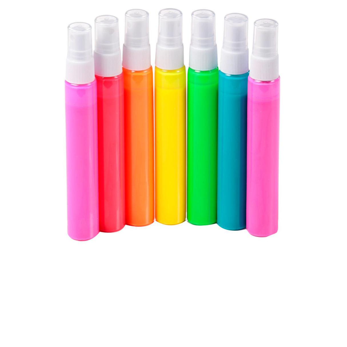 Tulipe • peinture en aérosol textile 24ml néon 7pcs.