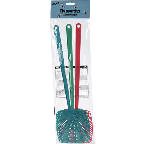 Autres marques de tapettes à mouches 3 pièces rouge bleu vert