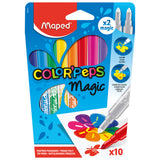 Couleur Maped #039 ; feutres peps magic 8 couleurs + 2 marqueurs magiques