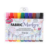 Tulipe • marqueurs textiles arc-en-ciel 10pcs.
