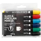 Creativ Company Glass and Porcelain States, 6st.