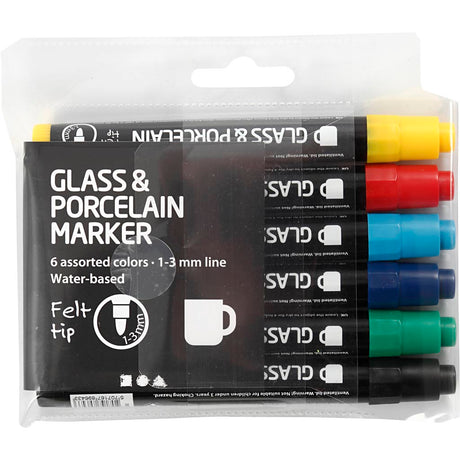 Creativ Company Glass and Porcelain States, 6st.