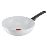Tefal batterie de cuisine Tefal céramique contrôle wok 28 cm blanc