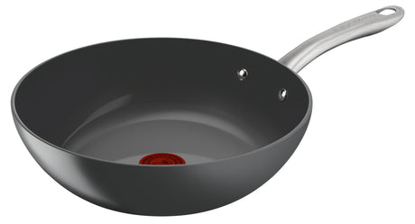 Tefal renouveler+ poêle wok - ø28 cm - céramique - sans pfas - convient à l'induction