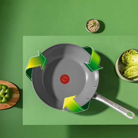 Tefal c42419 renouveler+ poêle wok en céramique 28 cm