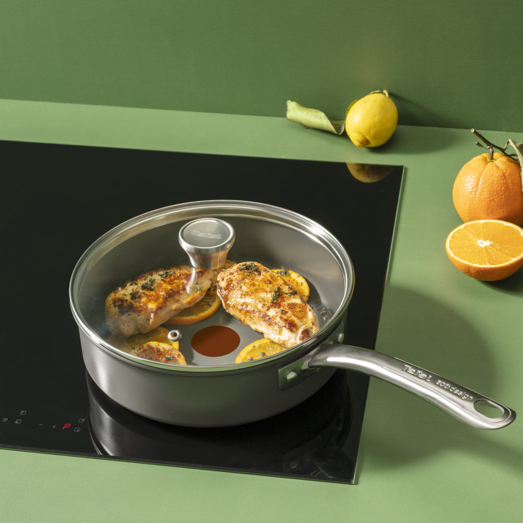 Tefal tefal c42432 renew+ keramische hapjespan 24cm met deksel